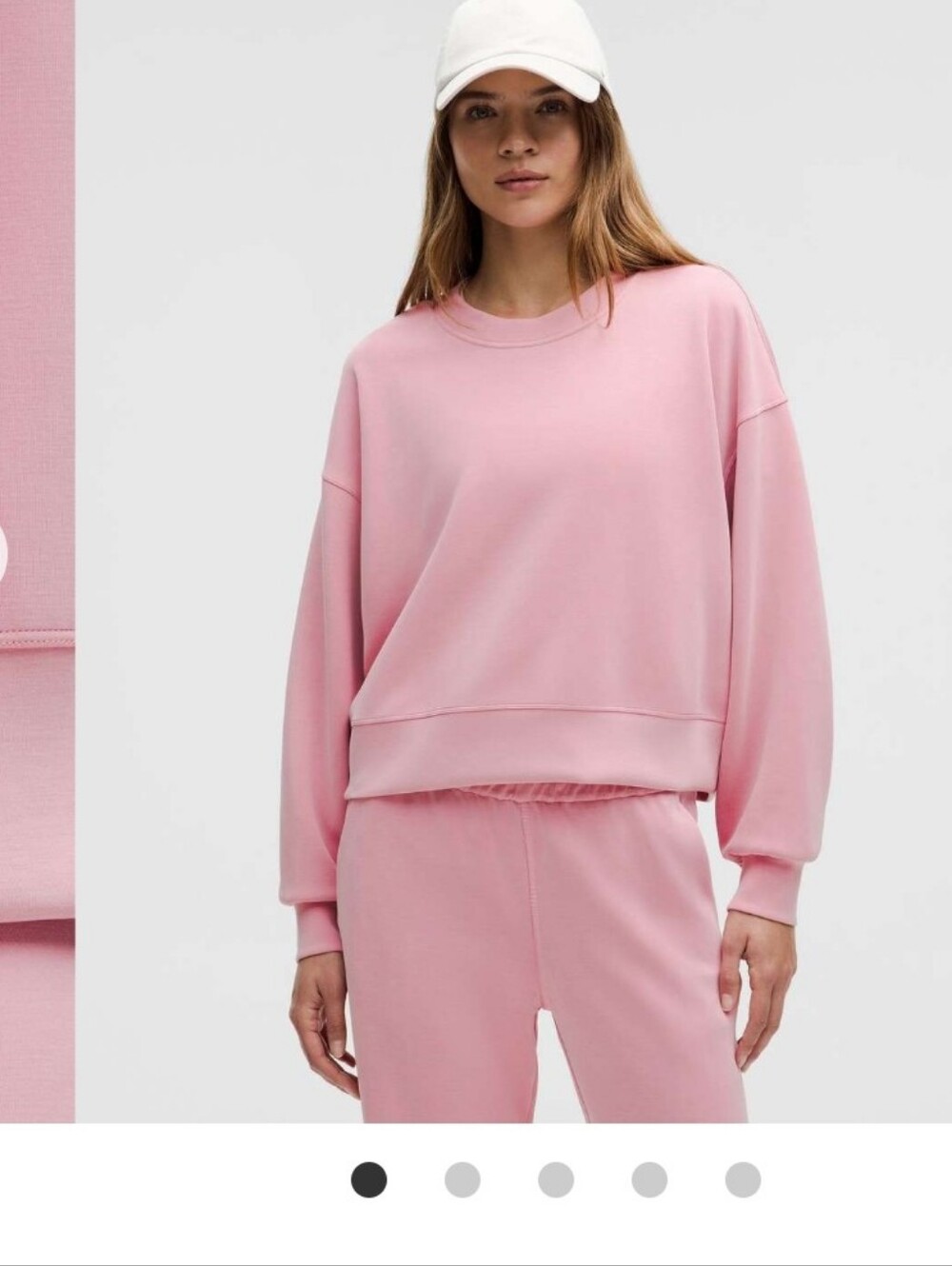 Light Pink Lululemon Softstreme Pullover Size 6